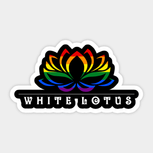 WHITE LOTUS Sticker